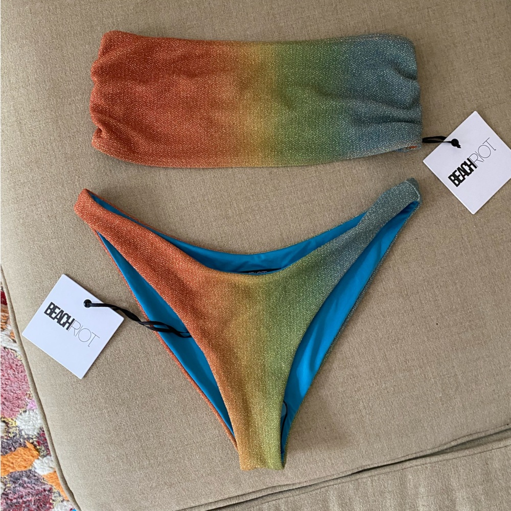 Beach Riot desert ombré bikini set